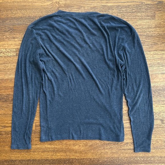 Raymond Dragon Men’s Gray stretchy Cotton/Nylon long sleeve tee shirt - Picture 4 of 4